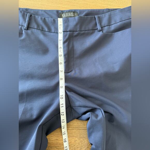 Eloquii Navy Kady Fit Double-Weave Ankle Pant Size 14 Petite - Picture 12 of 13